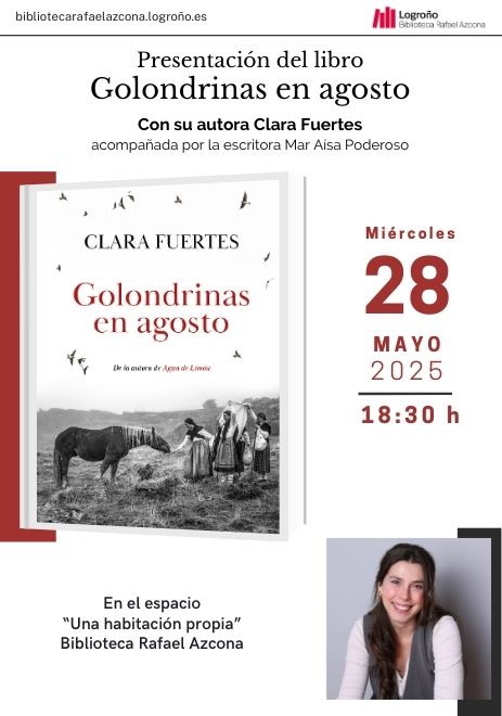 Presentación del libro “Golondrinas en agosto”