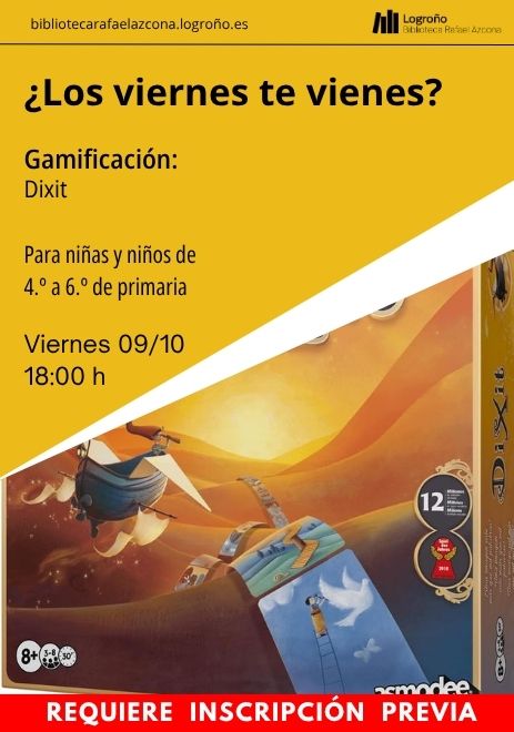 ¿Los Viernes te vienes? Gamificación: Dixit