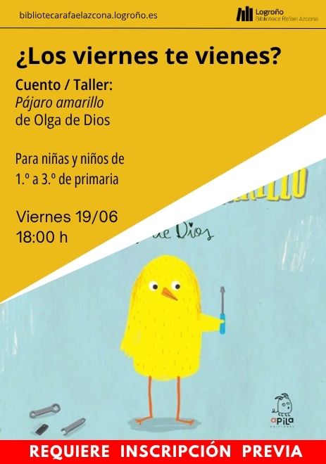 Cuento/Taller: Pájaro amarillo