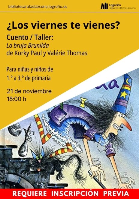 Cuento/Taller: La bruja Brunilda