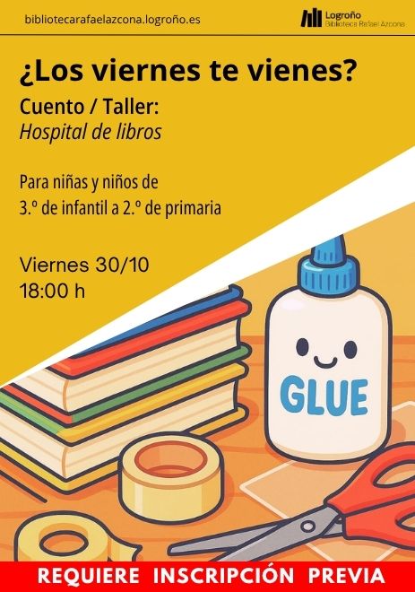 Cuento / Taller: Hospital de libros