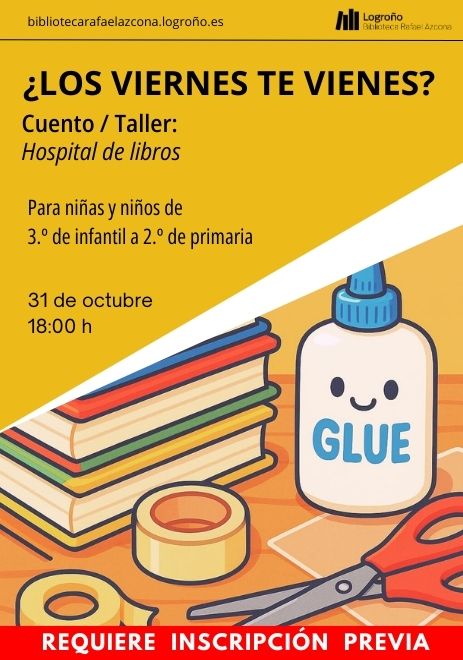 Cuento / Taller: Hospital de libros