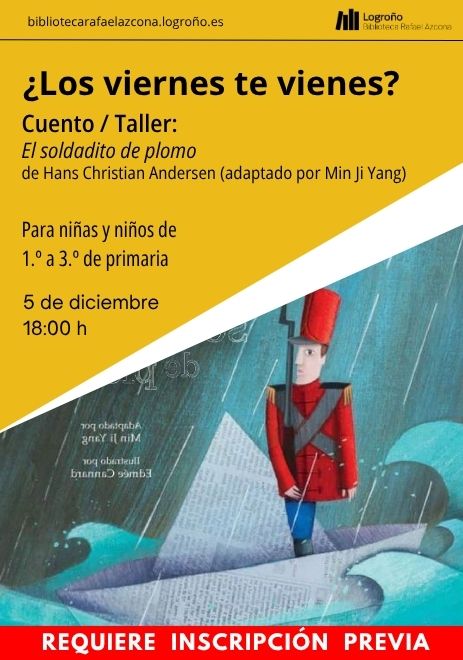 ¿Los viernes te vienes? : El soldadito de plomo de Hans Christian Andersen (adaptado por Min Ji Yang)