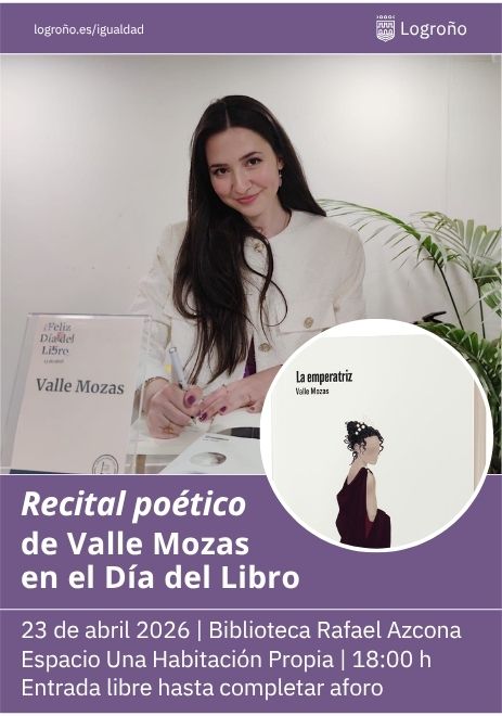 Recital poético de Valle Mozas en el Día del Libro