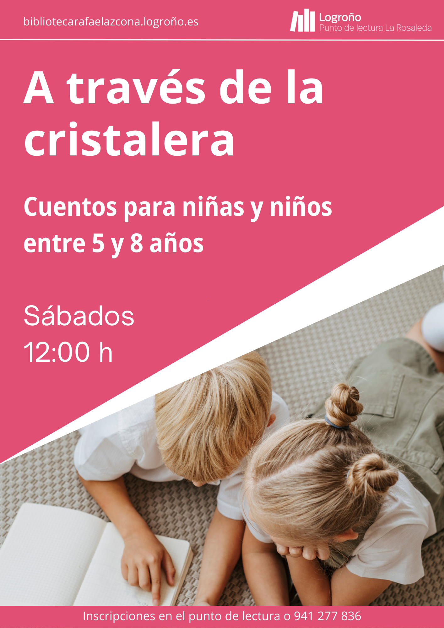 A través de la cristalera
