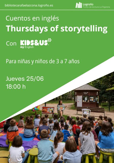 Thursdays of storytelling, cuentos en inglés
