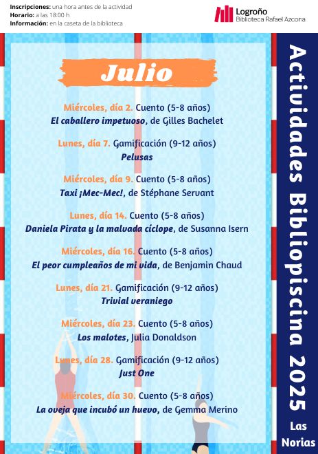 BIBLIOPISCINA JULIO 2025