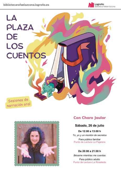 La Plaza de los Cuentos: “Bésame mientras me cuentas”