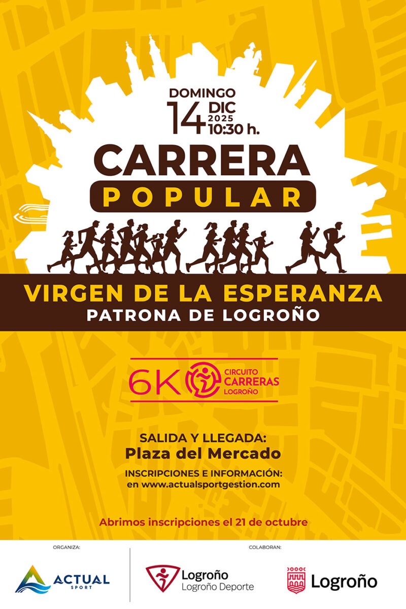 Cartel carrera popular Virgen de la Esperanza