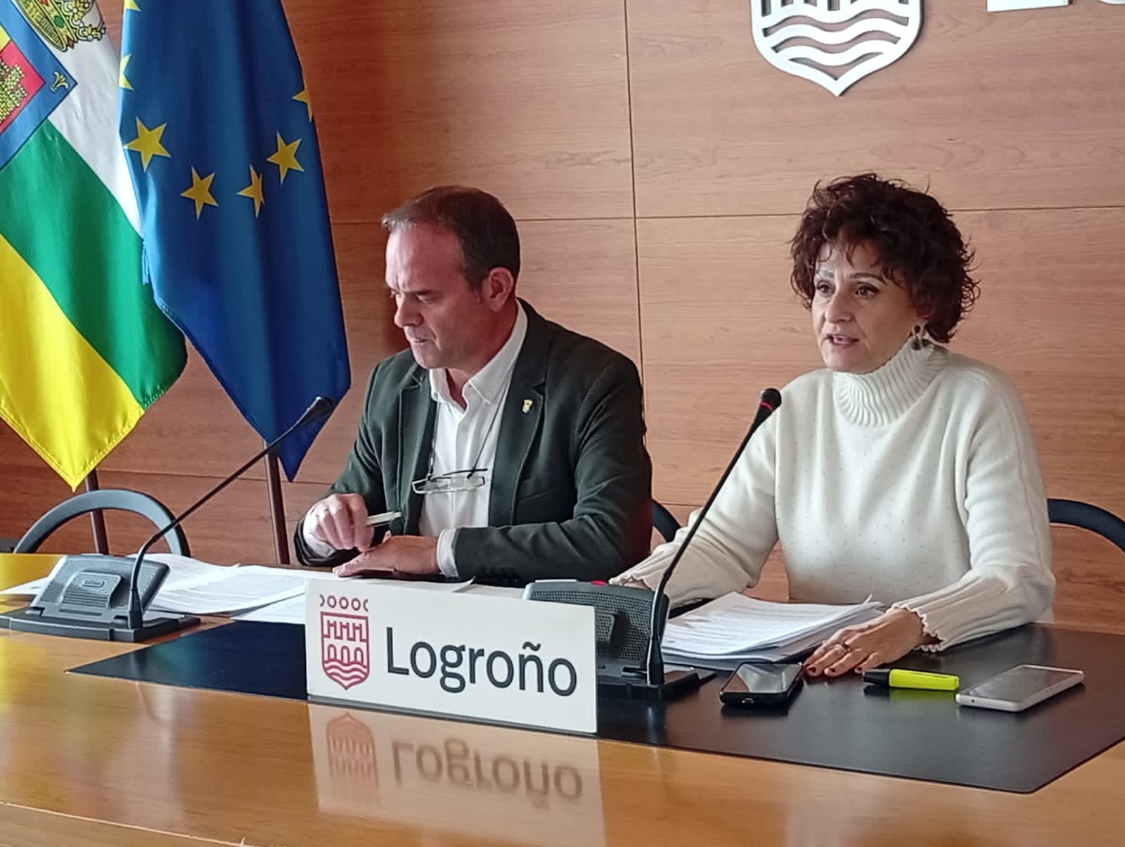 Imagen de la rueda de prensa