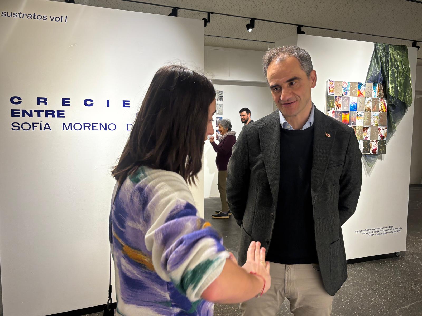 Imagen El Centro de la Cultura del Rioja acoge la exposición ‘Creciendo entre grietas’ de Sofía Moreno, una reflexión artística sobre la herida y la reparación
